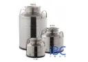 Stainless steel drum with handles, from 10 to 100 liters